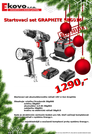 STARTOVACÍ SET GRAPHITE 58g016