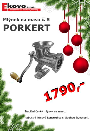 Mlýnek na maso č. 5 PORKERT
