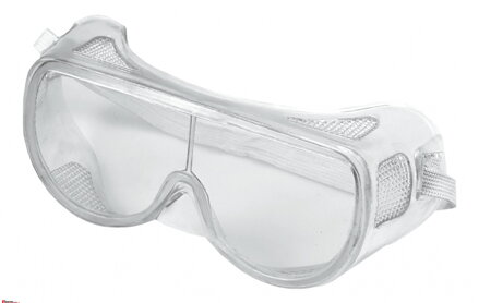 Brýle ochranné čiré stahovací gumka TopTools