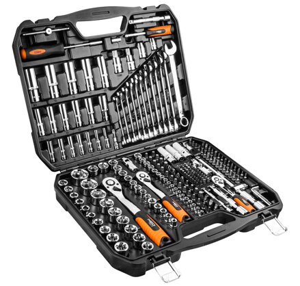 Sada gola 1/2"-3/8"-1/4", 219 ks, CrV NEO tools 08-671