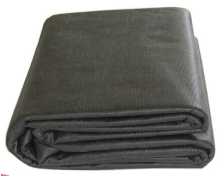Textilie netkaná 50g černá 1,6 x 10m