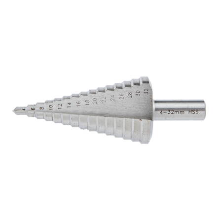 Vrták stupňovitý průměr 4-32mm GRAPHITE