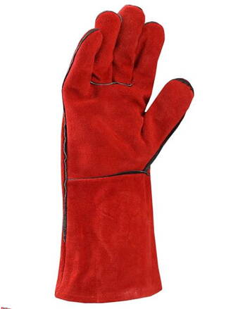 Svářečské rukavice RENE, červené vel. 10/XL