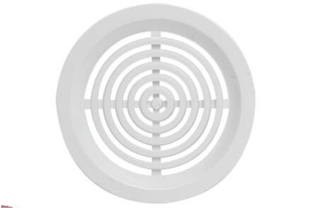 Mřížka větrací kruhová VM, Ø 50 mm, 4 ks, bílá 0413